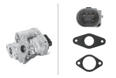 ZAWÓR RECYRKULACJI SPALIN HELLA 6NU010171461 1466340  FORD CITROEN FIAT