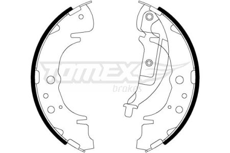 Szczęki hamulcowe TOMEX 2206 5830526A00