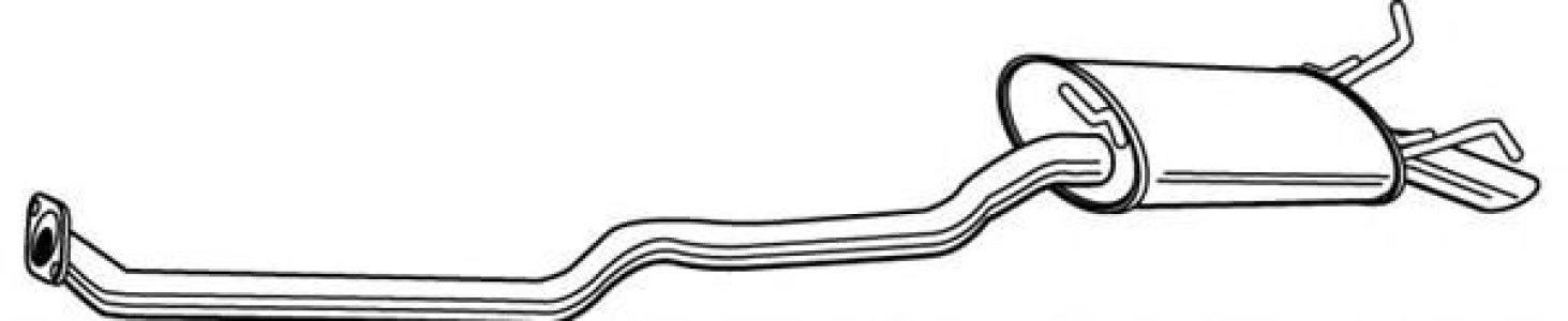 Tłumik końcowy WALKER 23049-67 2870026400