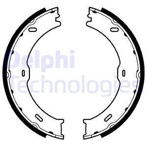 Szczęki hamulcowe DELPHI LS2018 2E0698525