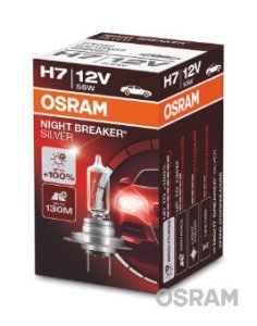 ŻARÓWKA H7 55W 12V NIGHT BREAKER SILVER +100%