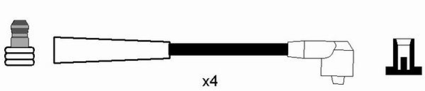 Przewody wysokiego napięcia komplet NGK RC-FD1205 RCFD1205