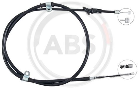Linka hamulca ręcznego A.B.S. K19527 59760M2010  KIA JOICE  00- LT (+ABS)