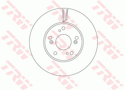 TARCZA HAMULC. HONDA CIVIC IX  12- PRZÓD