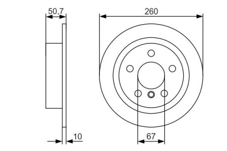 Tarcza hamulcowa BOSCH 0986479C96 34216799383