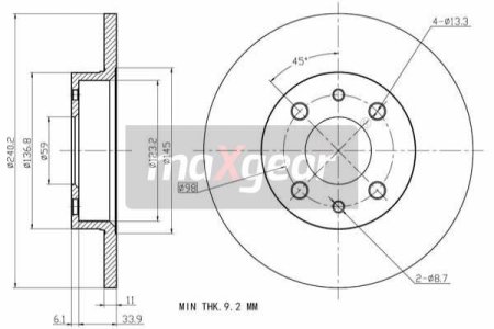 TARCZA HAM. FIAT P. SEICENTO/CINQUECENTO/PUNTO/PANDA/500