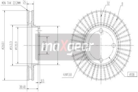 TARCZA HAM. FORD P. MONDEO 93-