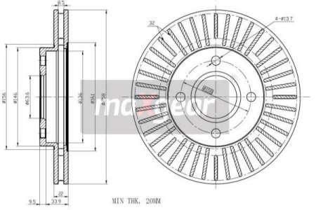 TARCZA HAM. FORD P. FOCUS 98-