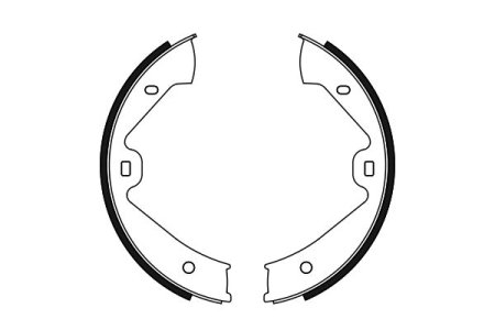 Szczęki hamulcowe BOSCH 0986487755 7P0698525