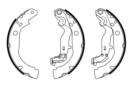 Szczęki hamulcowe BOSCH 0986487774 440607493R