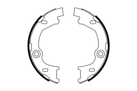 Szczęki hamulcowe BOSCH 0986487777 