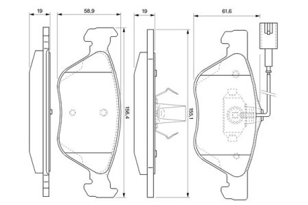 Klocki hamulcowe BOSCH 0986494266 2995632