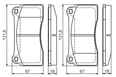 Klocki hamulcowe BOSCH 0986494353 23293180