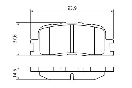 Klocki hamulcowe BOSCH 0986494359 0446633100