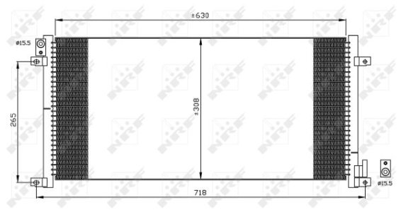 Chłodnica klimatyzacji NRF 35491 99487944