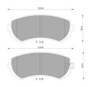 Klocki hamulcowe BOSCH 0986494685 45022T1GG01