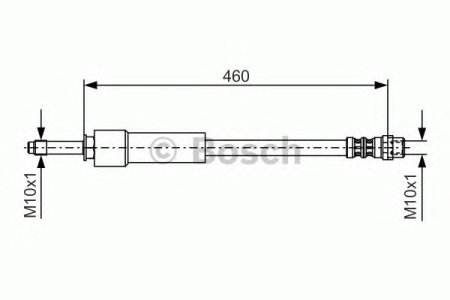 Przewód hamulcowy giętki BOSCH 1987476297 
