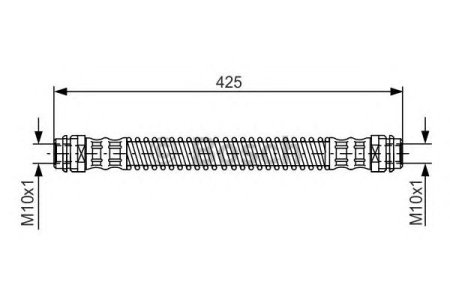 Przewód hamulcowy giętki BOSCH 1987476330 