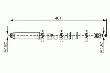 Przewód hamulcowy giętki BOSCH 1987476463 