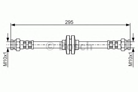 Przewód hamulcowy giętki BOSCH 1987476632 