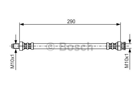 Przewód hamulcowy giętki BOSCH 1987476688 