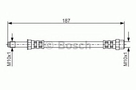 Przewód hamulcowy giętki BOSCH 1987476715 