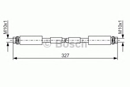 Przewód hamulcowy giętki BOSCH 1987476856 