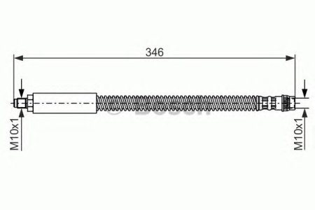 Przewód hamulcowy giętki BOSCH 1987476859 