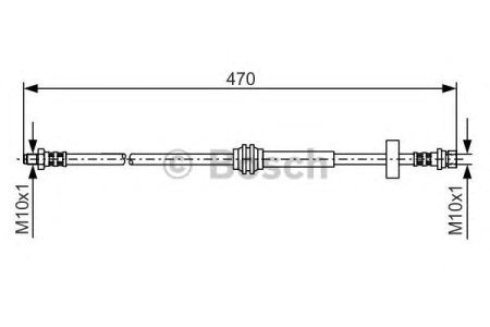 Przewód hamulcowy giętki BOSCH 1987476885 