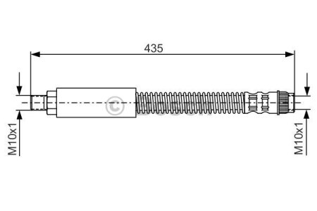 Przewód hamulcowy giętki BOSCH 1987476905 