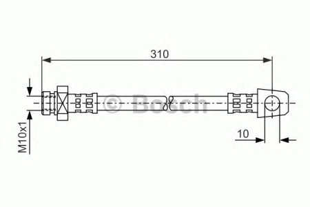 Przewód hamulcowy giętki BOSCH 1987476957 