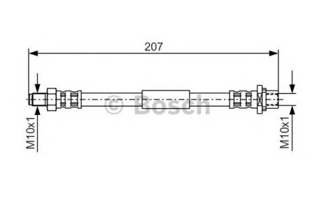 Przewód hamulcowy giętki BOSCH 1987476974 
