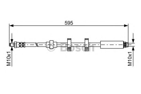 Przewód hamulcowy giętki BOSCH 1987476979 