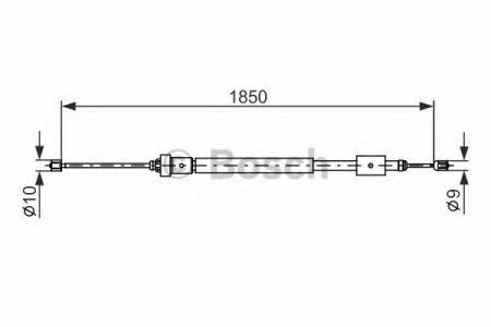 Linka hamulca BOSCH 1987477595 