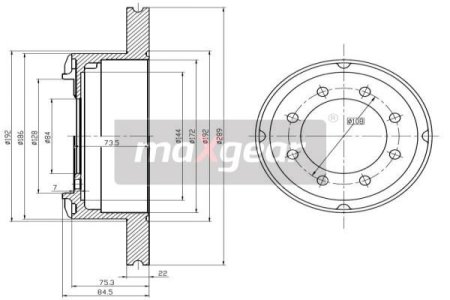 TARCZA HAM. IVECO T. 96-