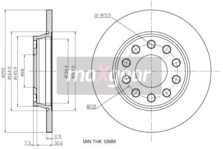 TARCZA HAM. VW T. A4 1,6-3