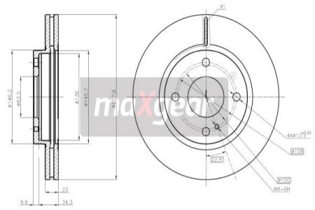 TARCZA HAM. FORD P. FIESTA 08-