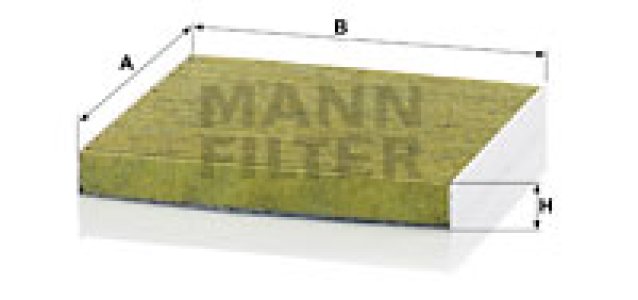 Filtr kabiny MANN-FILTER FP2043 CUK2043