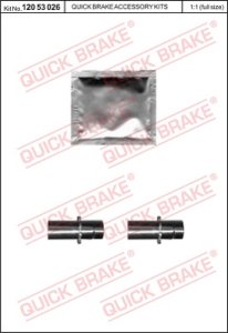 ZESTAW NAPRAWCZY ROZPIERAKA SZCZĘK QUICK BRAKE 12053026 1606295280 CITROEN,PEUGEOT