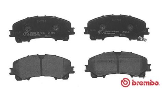 Klocki hamulcowe BREMBO P56106 D10604GA5A