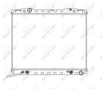 Chłodnica silnika NRF 53366 