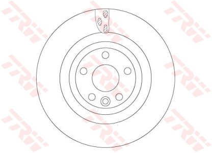 TARCZA HAMULC. JAGUAR F-PACE  15- TYŁ