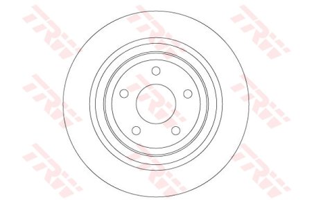 TARCZA HAMULC. FORD FOCUS II RS 2,3 AWD  15- TYŁ