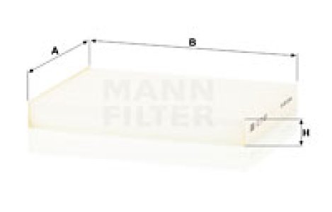 FILTR POWIETRZA KABINOWY MANN-FILTER CU21009 KIA SOUL II