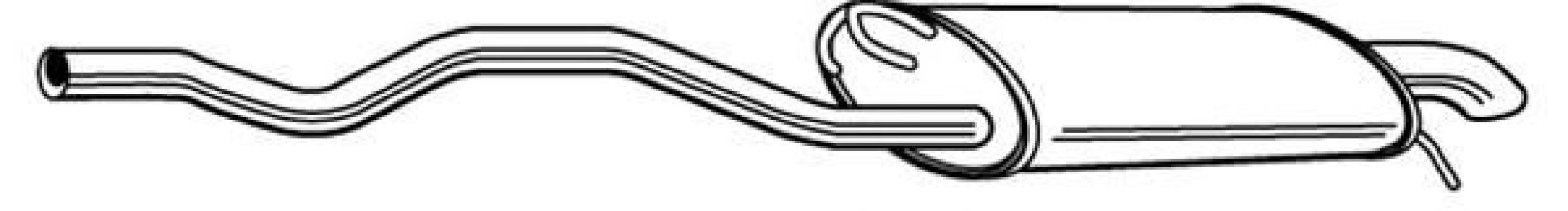 Tłumik końcowy WALKER 23198-58 7H0253609AC