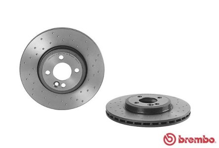 Tarcza hamulcowa BREMBO 09.A047.3X MINI COOPER S  06