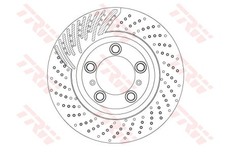 TARCZA HAMULC. PORSCHE 911 (991)  12- LP