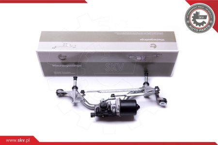 MECHANIZM WYCIERACZEK ESEN SKV 05SKV103 288008961R RENAULT CLIO IV PRZÓD Z SILNIK.