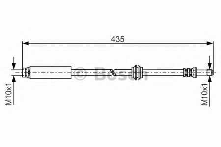 Przewód hamulcowy giętki BOSCH 1987481159 