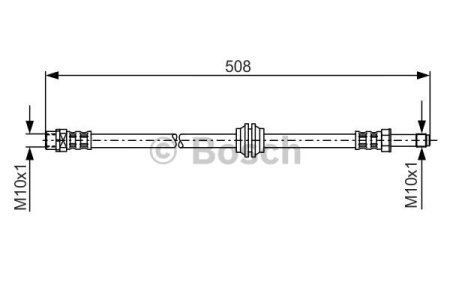 Przewód hamulcowy giętki BOSCH 1987481331 